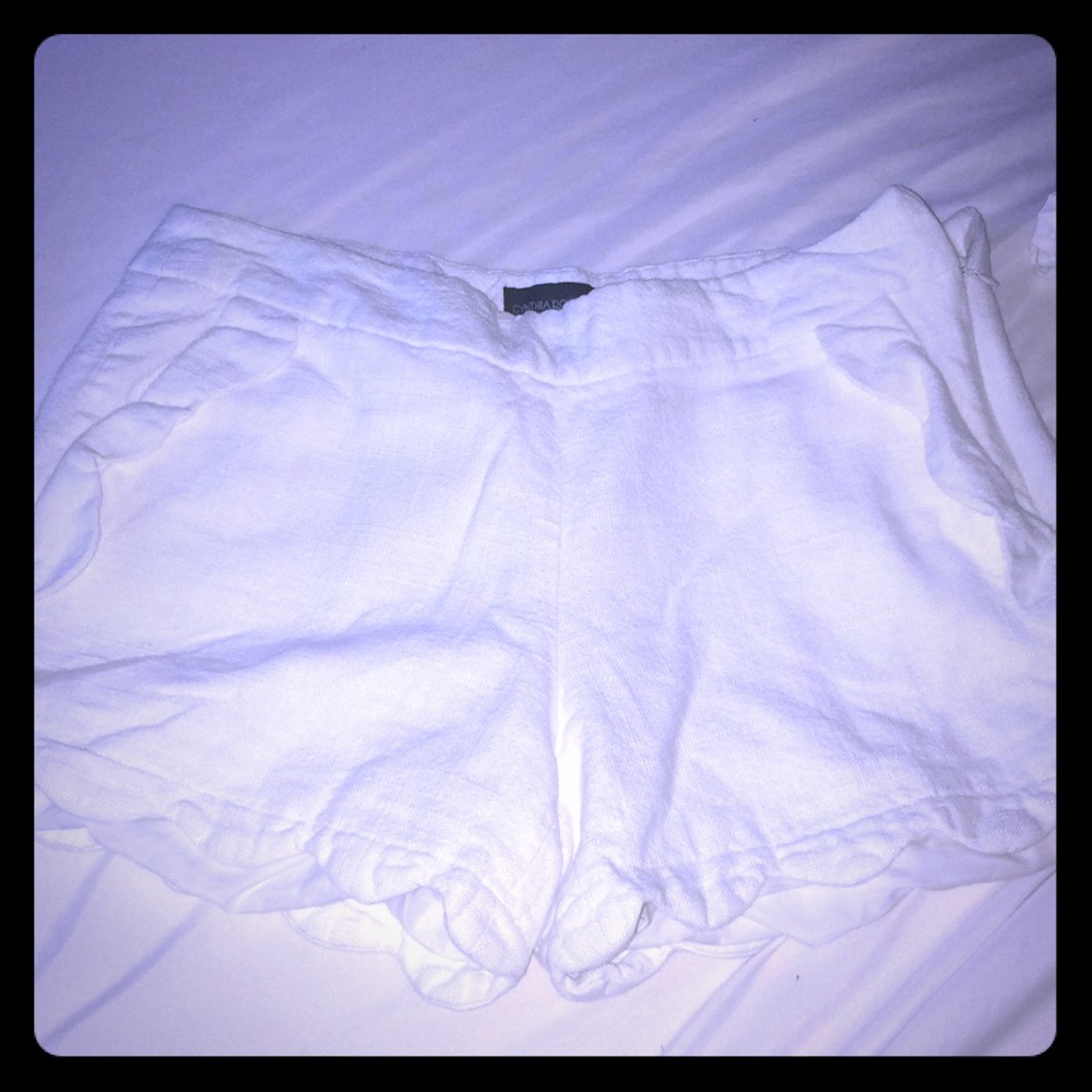 White Cynthia Rowely linen shorts